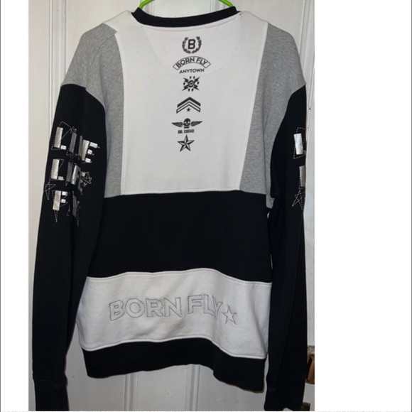 Born Fly Men’s Sweatshirt Size L - Picture 4 of 4